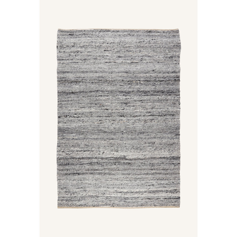 Williston Adayah Flatweave Grey/White Rug Wayfair.co.uk